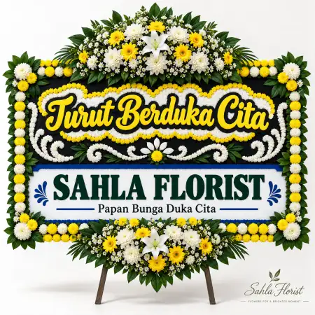 Papan Bunga Duka Botani Bogor